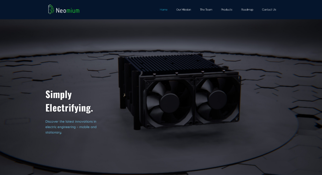 Release of our Homepage